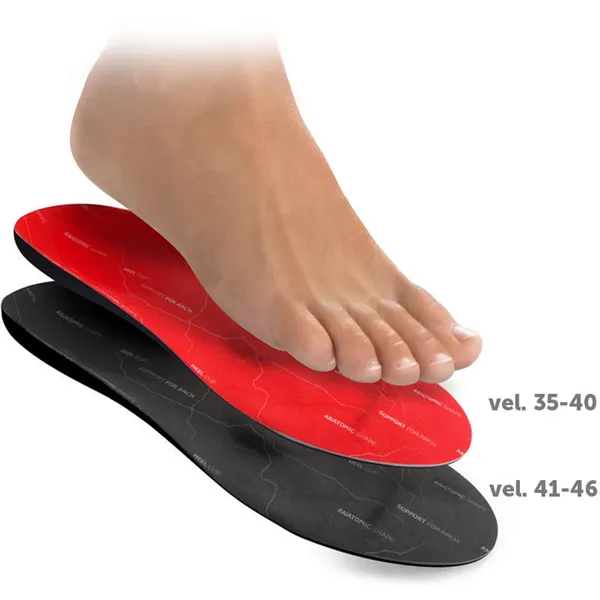 Vložky ortopedické s patním lůžkem vel. 43-44