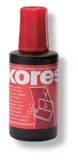 Razítková barva Kores, červená, 27 ml