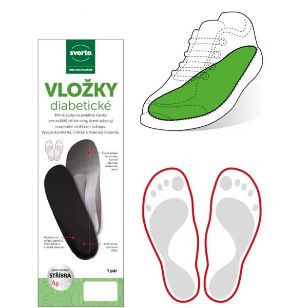 Vložky diabetické 41/42