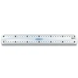 Pravítko s úchytkou Maped Crystal 30 cm