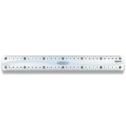 Pravítko s úchytkou Maped Crystal 30 cm