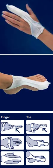 CareFix elastický síťový obvaz Finger/Toe (prst/palec), velikost S