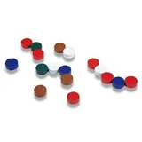 Feritové magnety - průměr 15 mm, 20 ks, barevné