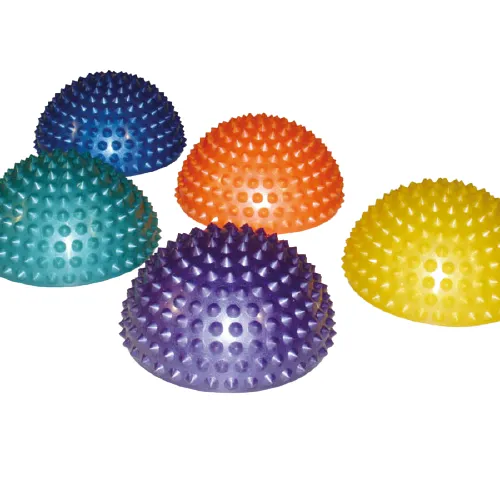 Masážní polokoule červená, 16 cm