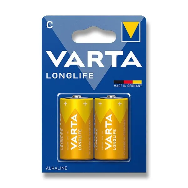 Varta Longlife - alkalické baterie - typ C, 2 ks