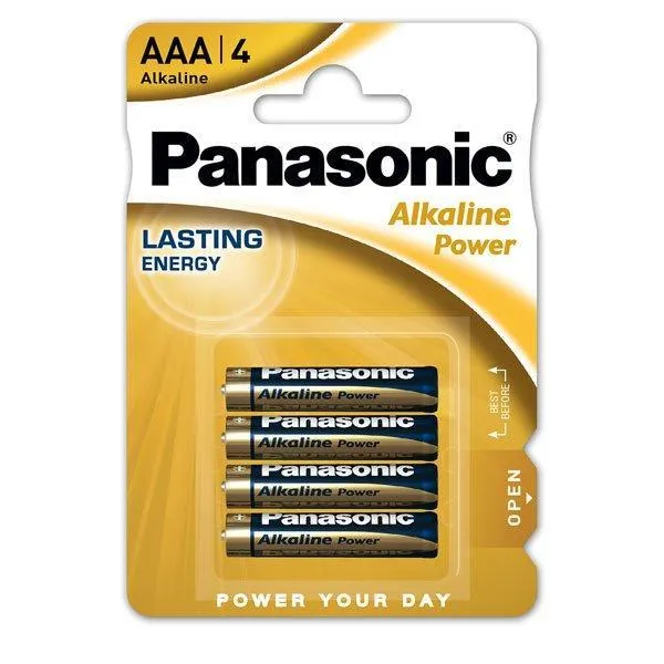 Baterie Panasonic Alkaline Power, blistr, 4 ks AAA