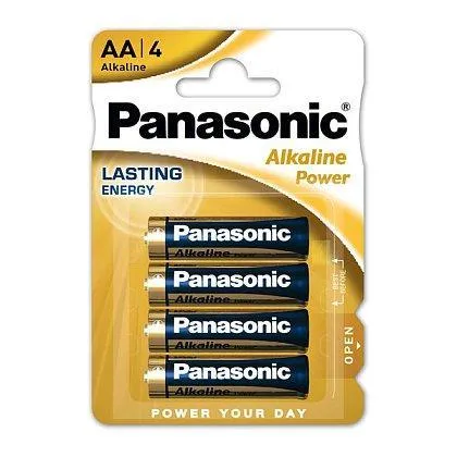 Baterie Panasonic Alkaline Power, blistr, 4 ks AA