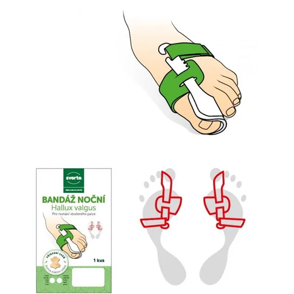 Bandáž noční hallux valgus pravá vel. 41/46
