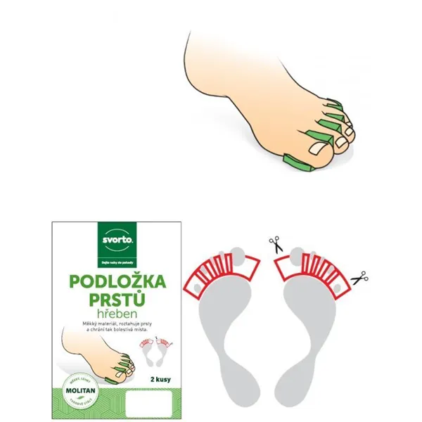 Podložka prstů- hřeben vel. 1-34-37
