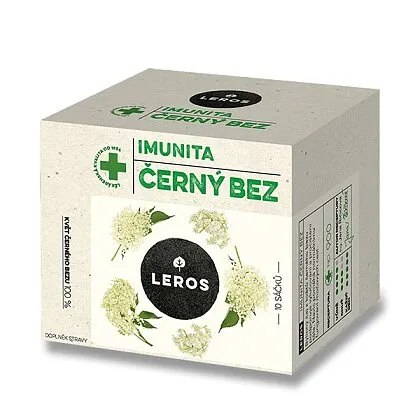Leros Imunita - bylinný čaj - černý bez 10x1,5g