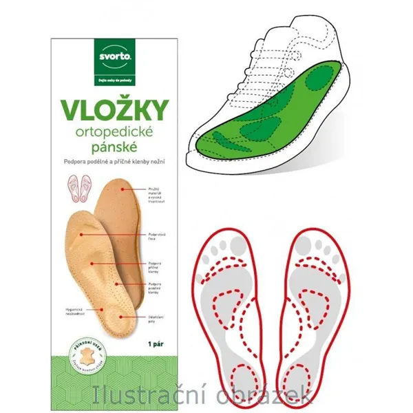 Vložky ortopedické S+V dámské vel. 38