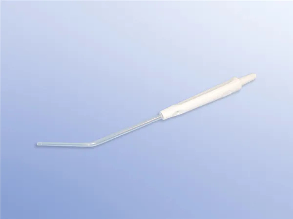 Sací nástavec YANKAUER zahnutý, s rukojetí,6/4 mm, př.sání, zúžený konec