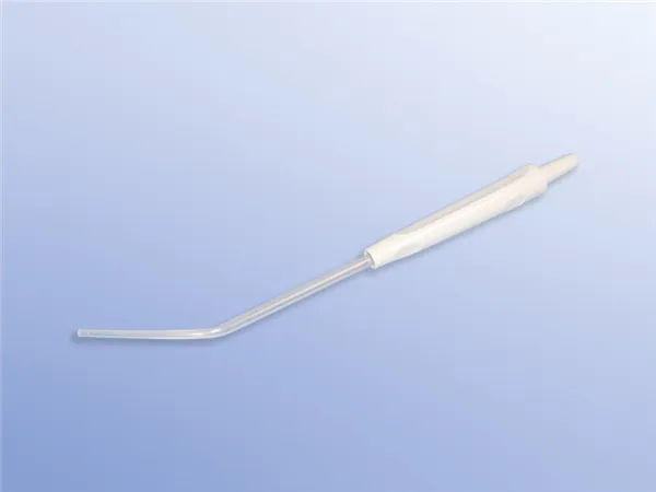 Sací nástavec YANKAUER zahnutý, s rukojetí, 6/4 mm, zúžený konec