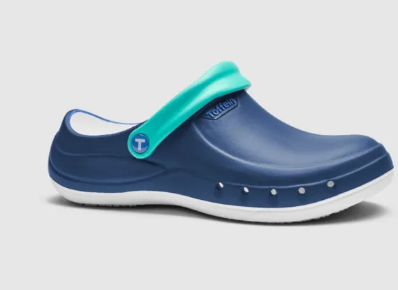 Obuv na sál EziKlog V2 navy & aqua, vel.39  (bal=pár)