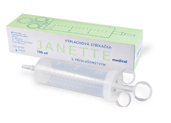  Výplachová stříkačka Janette 150 ml s příslušenstvím