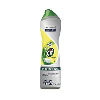 Cif Pro Formula Cream Lemon 750ml - Krémový čisticí prostředek na tvrdé povrchy