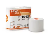 Toaletní papír Save Plus Compact, 75% celuloza, 2-vrstvý, 500 útržků, 55m, 11x9,8cm