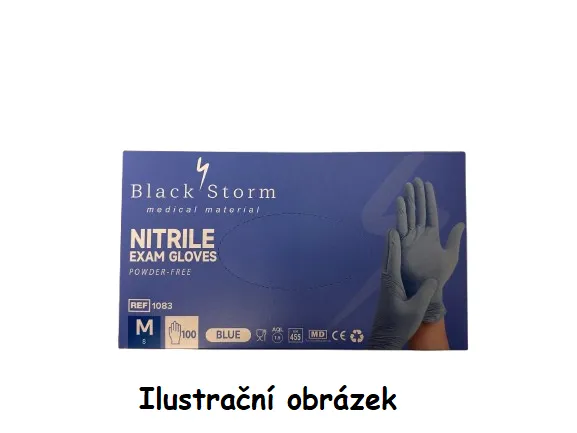 Nitrile Exam gloves, nitrilové rukavice modré, vel.L