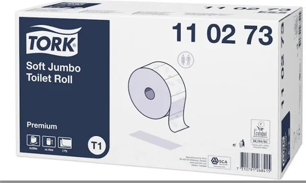 Tork T1 Jumbo jemný toaletní papír v roli Premium