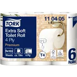 Toaletní papír Tork 4 vrstvy, T4, extra jemný konvenční role Premium