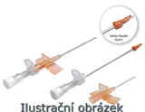 Kanyla i.v. s křídly G20, růžová, bezpečnostní, Polysafety