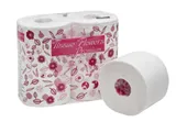 Toaletní papír Flowers, 3 vrstvy, 100% celuloza, 300 útržků