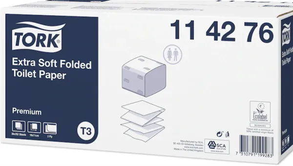 Toaletní papír Tork Folded Extra Soft Premium T3(252ks)