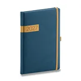 Týdenní diář A5 - modrý, Presco Twill 2027