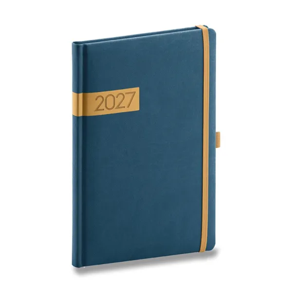 Týdenní diář A5 - modrý, Presco Twill 2027
