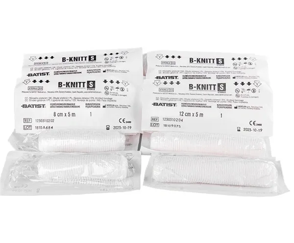 B-KNITT S obinadlo pletené 12 cm x 5 m, sterilní