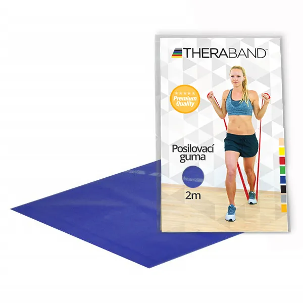 Thera-Band posilovací guma 2 m, modrá, extra silná