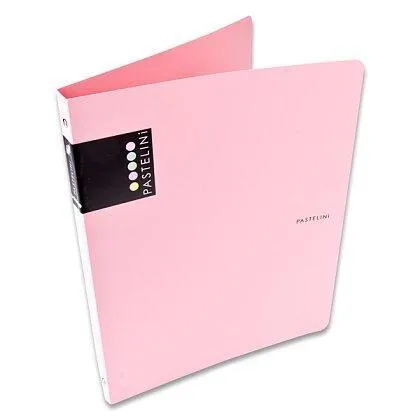 PP Pastelini - 4kroužkový pořadač - A4, růžový