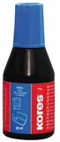Razítkovací barva Kores 28 ml, modrá