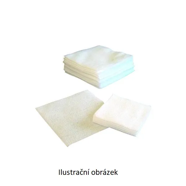 Komprese z netkaného textilu 10 x 20 cm, 4 vrstvy, nesterilní, ( 100 ks )