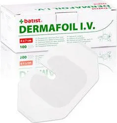 Dermafoil 6 x 7 cm I.V. sterilní