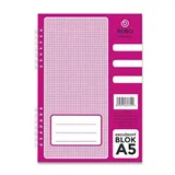 Bobo blok - kroužkový blok - A5, 50 l., linkovaný, boční spirála