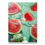 Školní sešit Pigna Fruits - A4, 42 listů, linkovaný, mix motivů