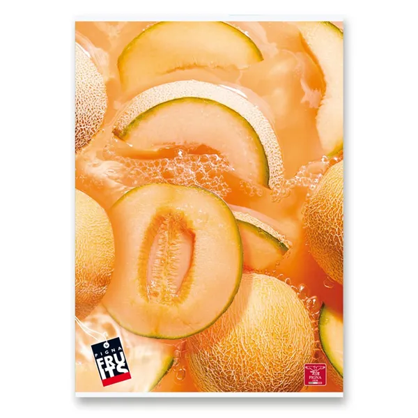 Školní sešit Pigna Fruits - A4, 42 listů, linkovaný, mix motivů