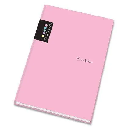 Záznamní kniha Pastelini  A4/96 listů, růžová