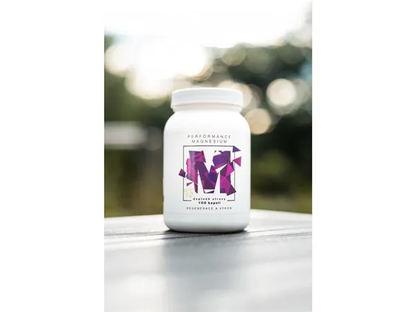 Performance Magnesium® 1000 mg, Hořčík 200 mg + Vitamín B6 P5P, 100 vegan kapslí