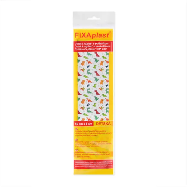 Náplast FIXAPLAST DĚTSKÁ 0,5 m x 6 cm 