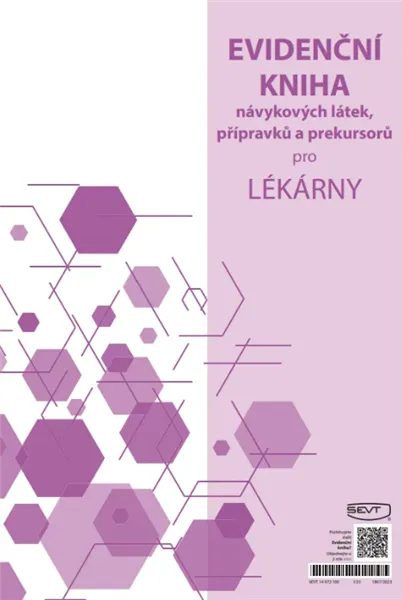 Evidenční kniha návykových látek pro lékárny