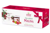 Grešík Dárková kazeta Čaj & Džem Malina 220g