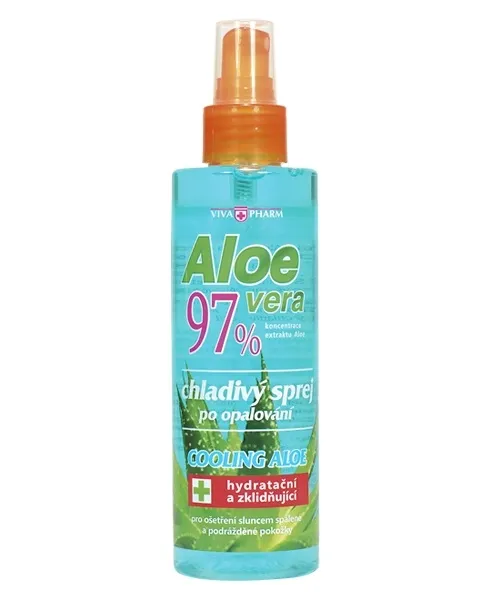 Vivapharm Aloe Vera 97% chladivý sprej po opalování 200ml