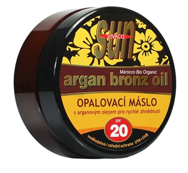 Sun Vital opalovací máslo Argan bronz oil SPF20 200ml
