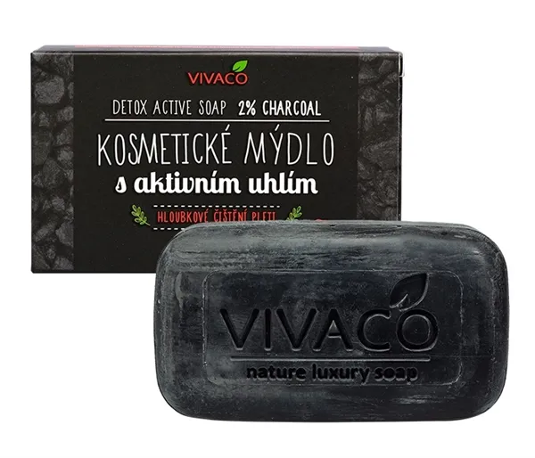 Přírodní mýdlo s aktivním uhlím 100g