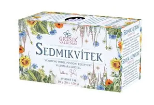 Grešík Sedmikvítek bylinný porcovaný čaj 20 sáčků