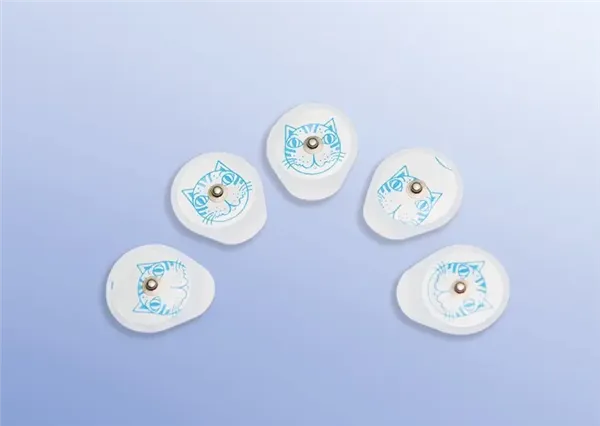 Elektroda EKG typ - 462, netkaná textilie, průměr 35 mm, pro děti