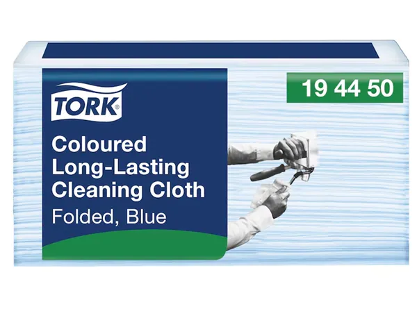 Tork barevný program, čistící utěrka (modrá) W8