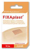 Náplast Fixaplast Clear strip, průhledná, 10 ks